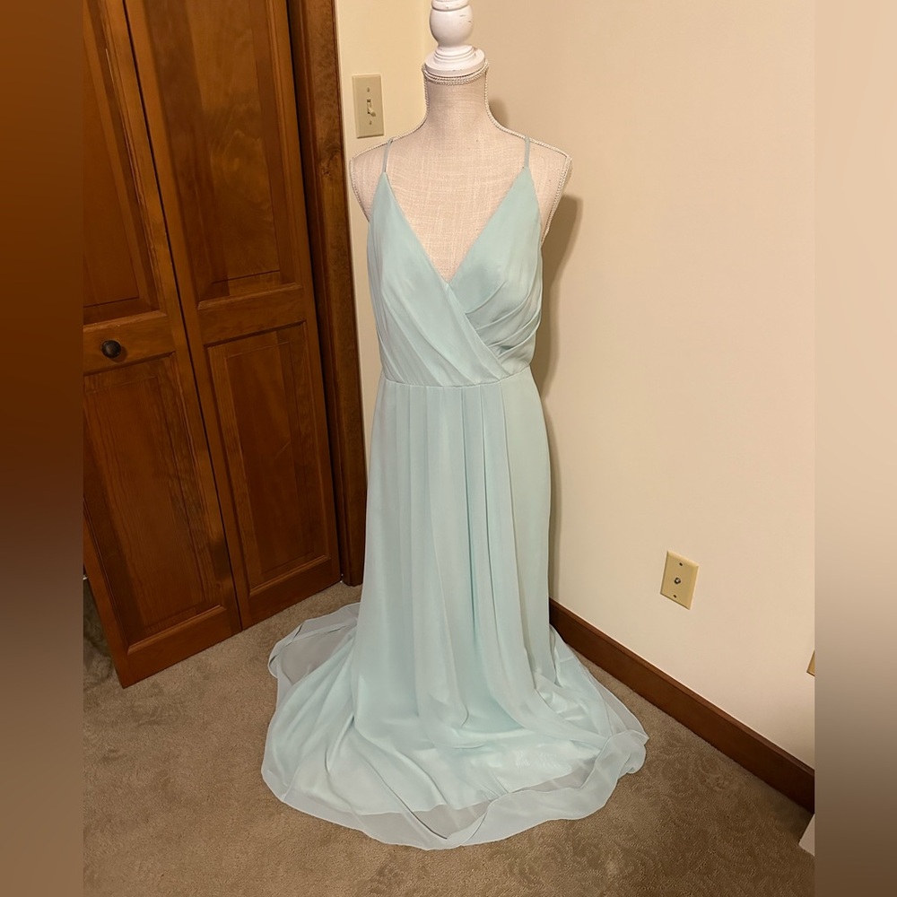 Mint Maxi Dress - Bridesmaid/ Prom / Wedding Guest